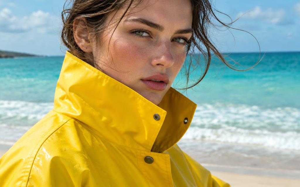 Portrait in yellow jacket